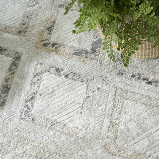 Nourison Dekor DEK05 Grey Charcoal Area Rug Texture Image