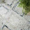 Nourison Dekor DEK05 Grey Navy Area Rug Texture Image