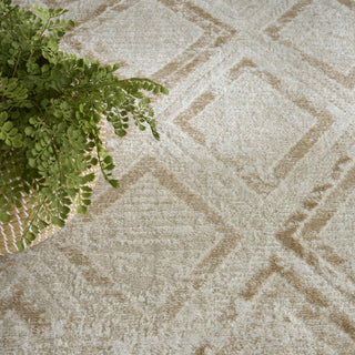 Nourison Dekor DEK05 Ivory Beige Area Rug Texture Image