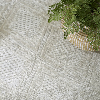 Nourison Dekor DEK05 Beige Area Rug Corner Image