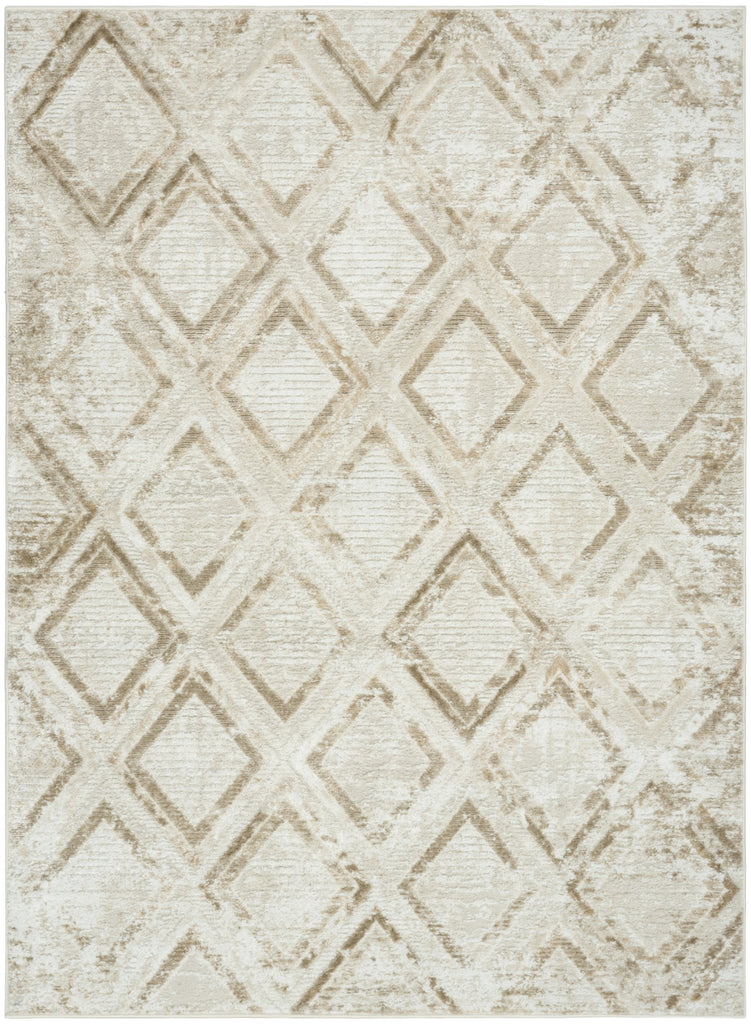 Nourison Dekor DEK05 Ivory Taupe Area Rug main image