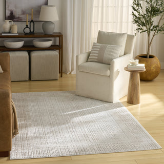 Nourison Dekor DEK06 Beige Area Rug Corner Image
