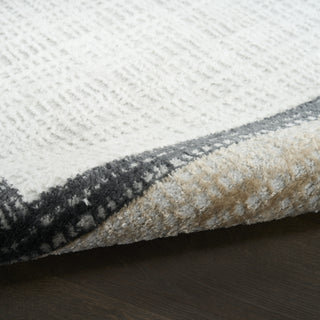 Nourison Dekor DEK06 Grey Charcoal Area Rug Detail Image