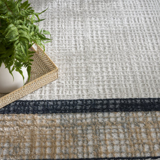 Nourison Dekor DEK06 Grey Navy Area Rug Texture Image