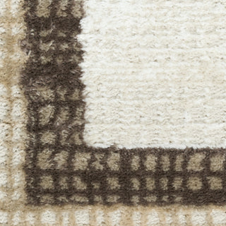 Nourison Dekor DEK06 Ivory Brown Area Rug Close Up