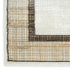 Nourison Dekor DEK06 Ivory Brown Area Rug Corner Image