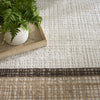 Nourison Dekor DEK06 Ivory Brown Area Rug Texture Image