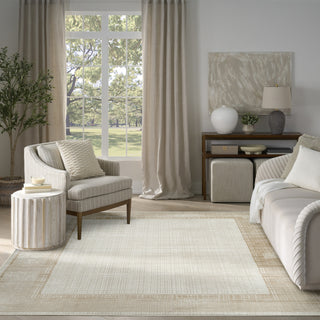Nourison Dekor DEK06 Ivory Beige Area Rug Swatch Image