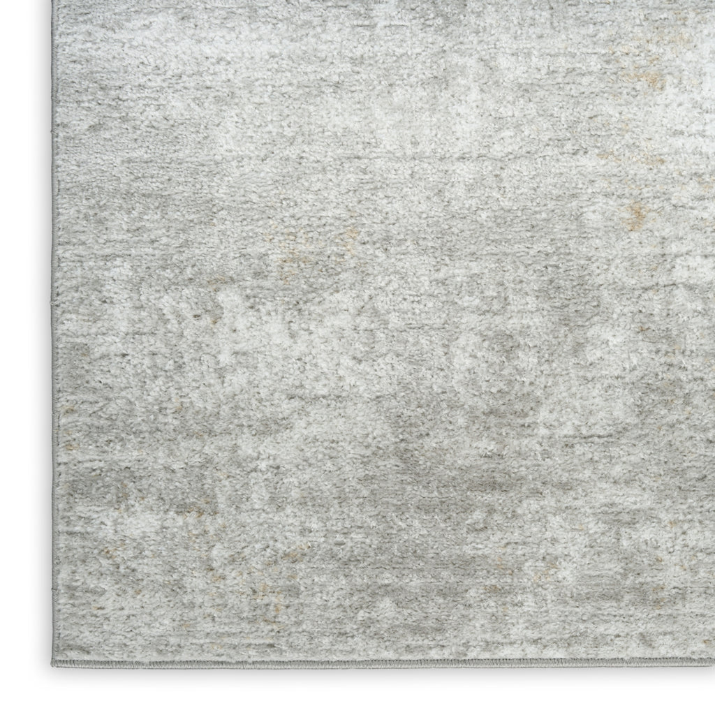 Nourison Dekor DEK07 Grey Area Rug Corner Image