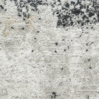 Nourison Dekor DEK07 Grey Charcoal Area Rug Corner Image
