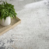 Nourison Dekor DEK07 Grey Charcoal Area Rug Texture Image