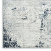 Nourison Dekor DEK07 Grey Navy Area Rug Corner Image