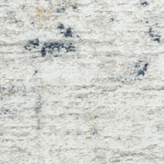 Nourison Dekor DEK07 Grey Navy Area Rug Corner Image