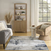 Nourison Dekor DEK07 Grey Navy Area Rug Swatch Image