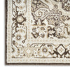 Nourison Dekor DEK08 Brown Ivory Area Rug Corner Image