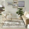 Nourison Dekor DEK08 Brown Ivory Area Rug Room Scene 3