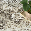 Nourison Dekor DEK08 Brown Ivory Area Rug Texture Image