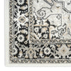 Nourison Dekor DEK08 Ivory Charcoal Area Rug Corner Image