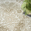 Nourison Dekor DEK08 Ivory Taupe Area Rug Texture Image