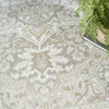 Nourison Dekor DEK08 Light Grey Area Rug Corner Image
