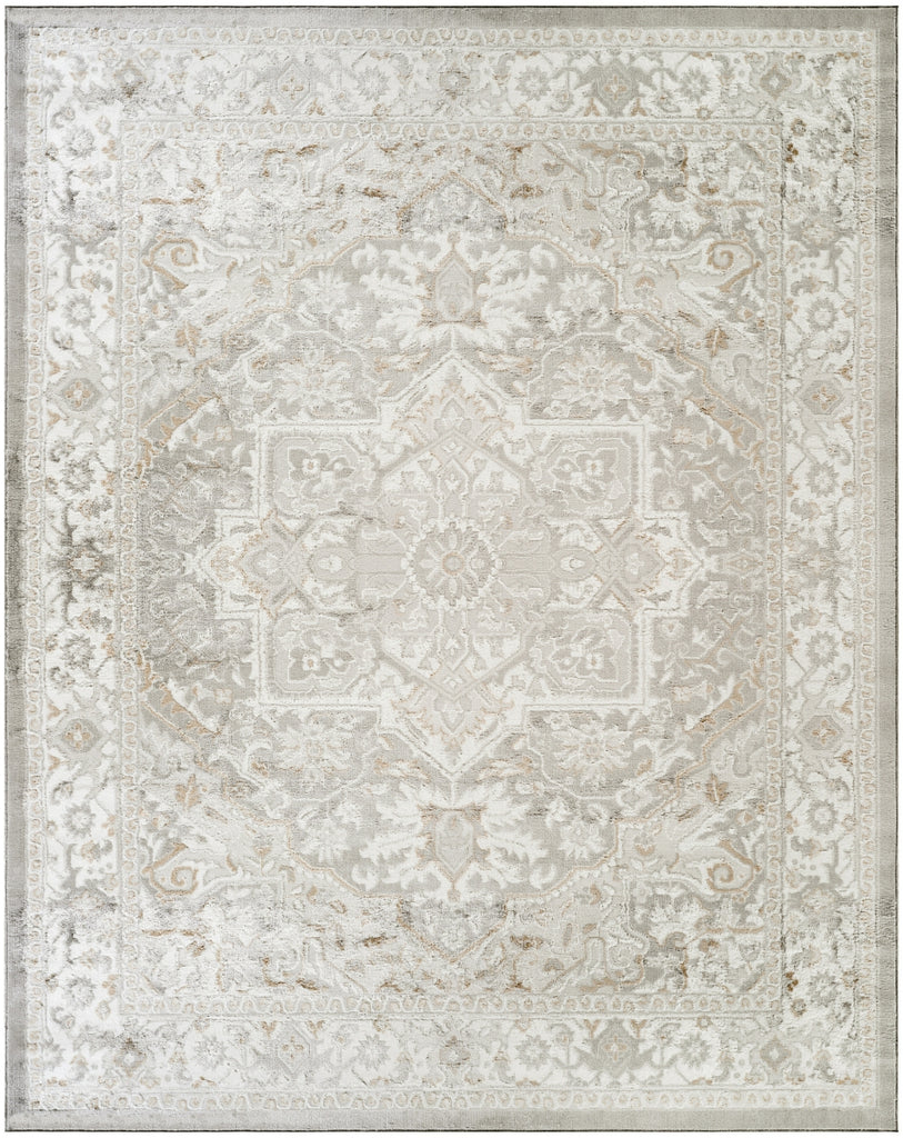 Nourison Dekor DEK08 Light Grey Area Rug main image