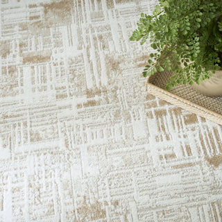 Nourison Dekor DEK11 Ivory Taupe Area Rug Texture Image