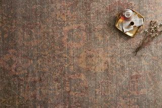 Loloi Delphi DL-02 Ash/Spice Area Rug Lifestyle Image Feature