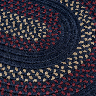 Colonial Mills Deerfield DF51 Midnight Blue Area Rug Closeup Image