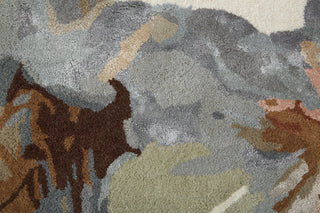 Feizy Dafney 8868F Tan/Gray/Green Area Rug Corner Image