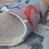 Feizy Dafney 8869F Blue/Gray/Pink Area Rug Detail Image