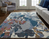 Feizy Dafney 8869F Blue/Gray/Pink Area Rug Lifestyle Image Feature