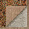 Karastan Spice Market Dhahar Aquamarine Area Rug Back Image