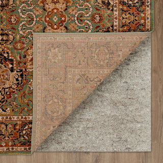 Karastan Spice Market Dhahar Aquamarine Area Rug Back Image