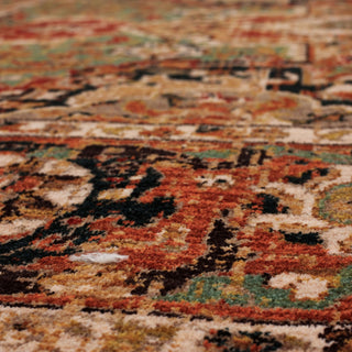 Karastan Spice Market Dhahar Aquamarine Area Rug Detail Image