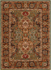 Karastan Spice Market Dhahar Aquamarine Area Rug