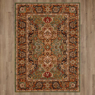 Karastan Spice Market Dhahar Aquamarine Area Rug Main Image