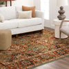 Karastan Spice Market Dhahar Aquamarine Area Rug Lifestyle Image