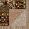 Karastan Spice Market Dhahar Aquamarine Area Rug Back Image