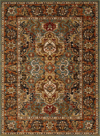 Karastan Spice Market Dhahar Aquamarine Area Rug Main Image