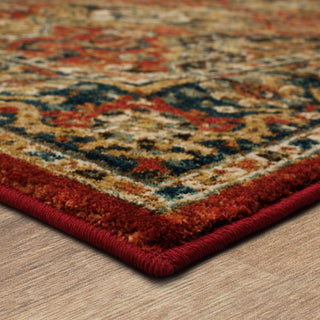 Karastan Spice Market Dhahar Garnet Area Rug Angle Image