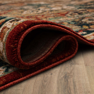 Karastan Spice Market Dhahar Garnet Area Rug Detail Image