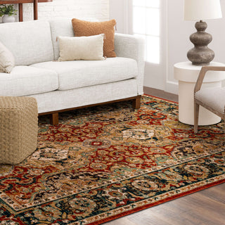 Karastan Spice Market Dhahar Garnet Area Rug Lifestyle Image