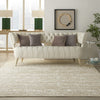 Nourison Divine DIV08 Sand Area Rug Room Image Feature
