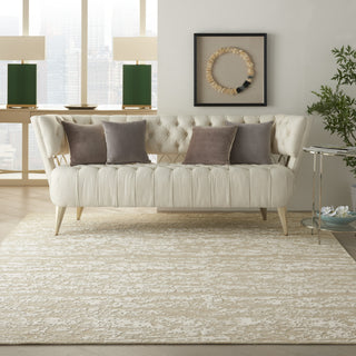 Nourison Divine DIV08 Sand Area Rug Room Image Feature
