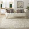 Nourison Divine DIV08 Sand Area Rug Room Image Feature