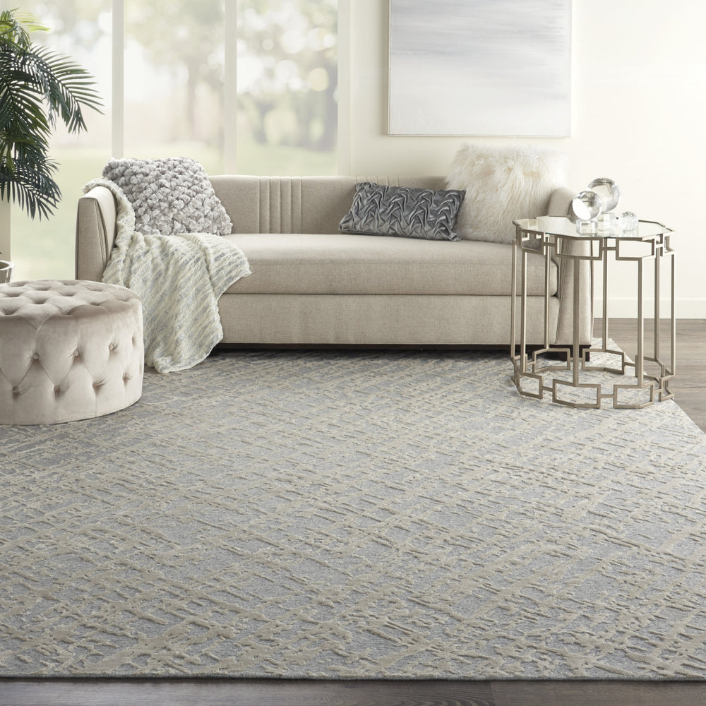 Nourison Divine DIV10 Sand Storm Area Rug Room Image Feature