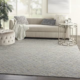 Nourison Divine DIV10 Sand Storm Area Rug Room Image Feature