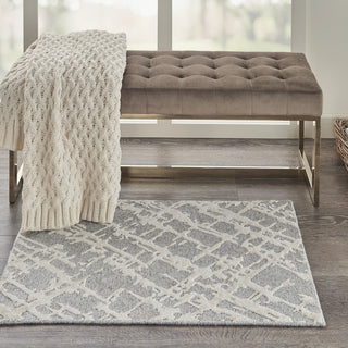 Nourison Divine DIV10 Sand Storm Area Rug Room Image Feature