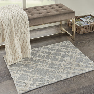 Nourison Divine DIV10 Sand Storm Area Rug Room Image Feature