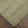 Feizy Deja 39PJF Green/Tan Area Rug Corner Image with Rug Pad